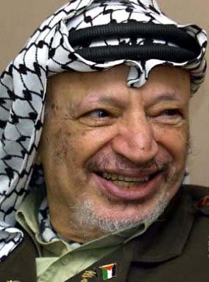 El líder palestino Yaser Arafat admite el derecho a la existencia del Estado de Israel. - yaser_arafat